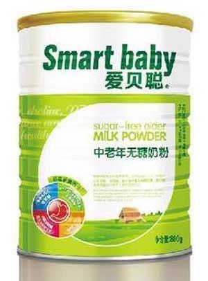 爱贝聪中老年无糖奶粉