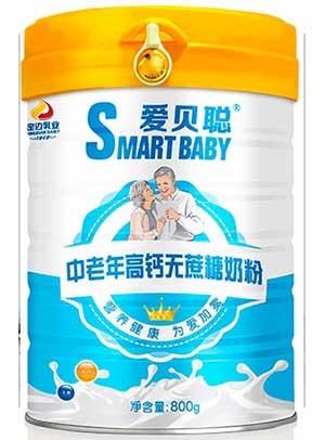 爱贝聪中老年高钙无蔗糖奶粉