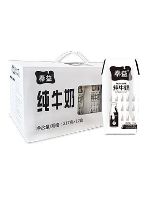 秦益纯牛奶