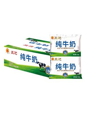 三边纯牛奶